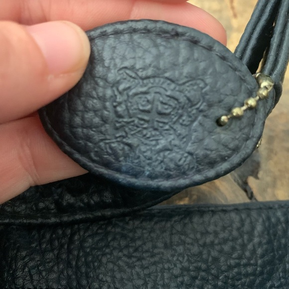 Vintage FairSet Black Pebbled Leather Handbag - Picture 2 of 8